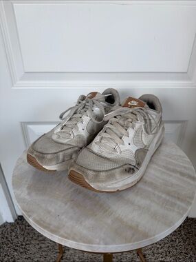 Nike Air Max Neutral Beige and Brown Casual Sneakers
